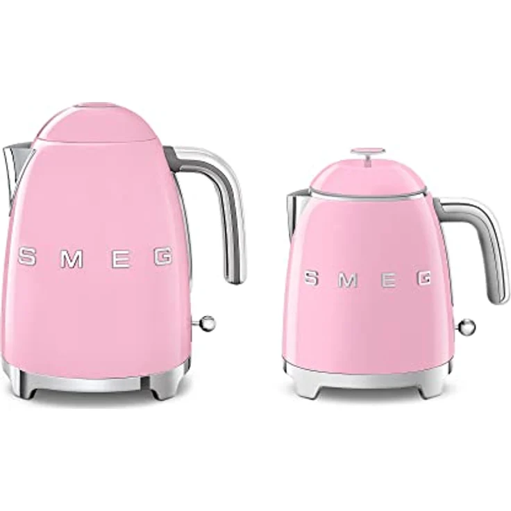 Smeg KLF05PKEU Wasserkocher Mini 50's Style, 1400W, 0,8 L, Kunststoff, Wasserstandsanzeige, cadillac pink – Bild 3