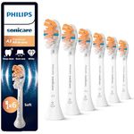 Philips Sonicare A3 Premium All-in-One Bürstenköpfe, Weiß, 6er-Pack, HX9096/87 - Effektive Plaque-Entfernung, gesünderes Zahnfleisch, bis zu 100% mehr Verfärbungen entfernen