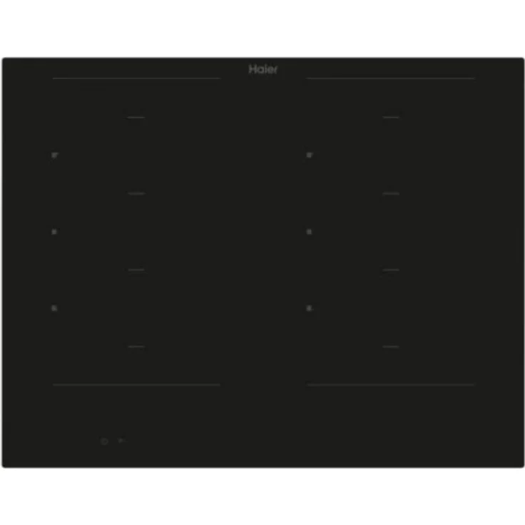 Haier HA2MTB58IRB1S, Zonen-Induktionskochfeld mit 4 Zonen, integrierte Glaskeramik, Schwarz, 65 cm