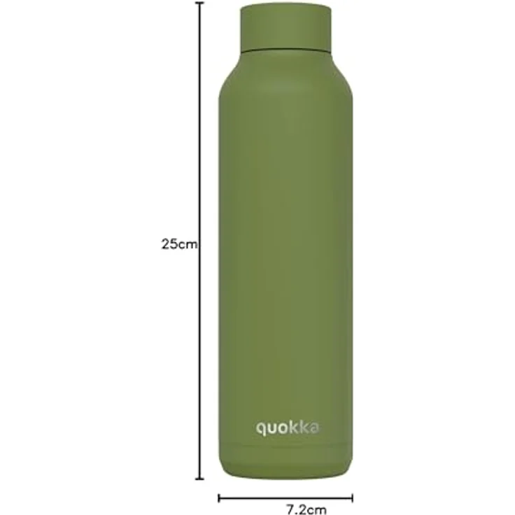 Quokka SOLID OLIVE GREEN, Thermosflasche aus Edelstahl mit 630 ml, doppelwandiger Vakuumisolierung, BPA-frei, Anti-Leak-Verschluss – Bild 5