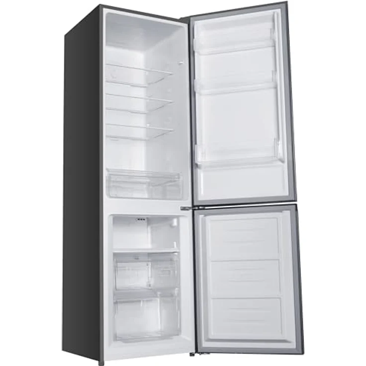 homeX CFSN2531C-S, Kühlschrank mit Gefrierfach No Frost, Kühl-Gefrier-Kombination 253 Liter, silber – Bild 19