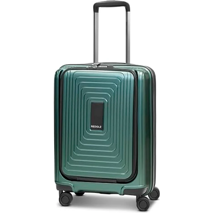 REDOLZ Handgepäck mit Laptopfach | Ultra-Leichter Koffer 40 x 23 x 55 cm & Frontöffnung | von 45 auf 55 Liter erweiterbar | nur 3,2 kg (Essentials 14) – Bild 1