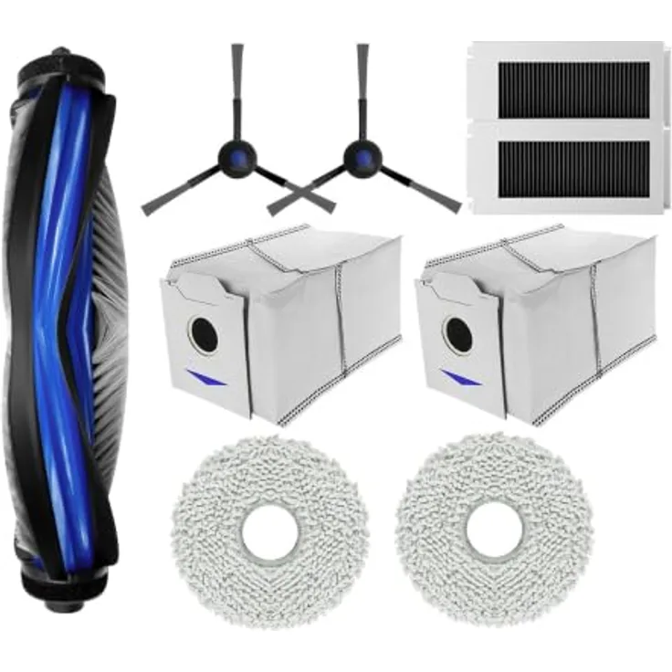 T6 Power Zubehörsatz für Ecovacs Deebot N30 Pro Omni, N30 Omni, kompatibles Staubsauger Roboter Zubehör