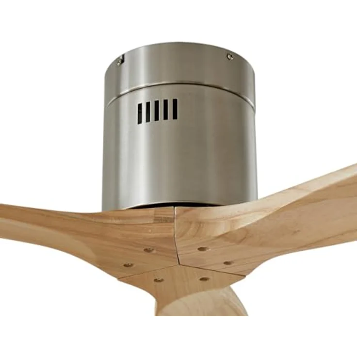 Lucande Vindur, Deckenventilator mit Holzflügeln, 40 W, inkl. Fernbedienung, für Räume 10-15 m² – Bild 5