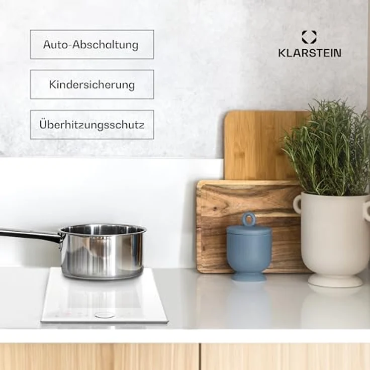 Klarstein Induktionskochfeld 2 Platten, 3500 Watt, Touch-Bedienfeld & Timer – Bild 5
