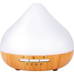 Grundig Aroma Diffuser 300ml, Elektrischer Duftöl Diffuser mit LED-Licht, Timer und USB-C, Kabellos, Weiß