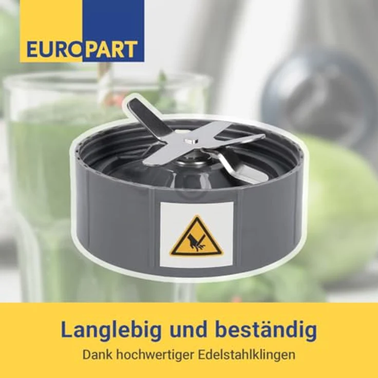 easyPART Extraktor-Klinge 6 Klingen, passend für NUTRiBULLET Standmixer NBM-BA028DL, schwarz – Bild 4