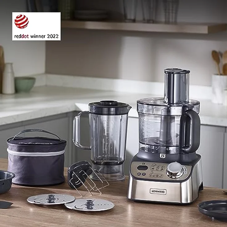 Kenwood MultiPro Express+, Küchenmaschine 1000 W mit 3 L Edelstahl-Schüssel und integrierter Waage, Silber – Bild 8