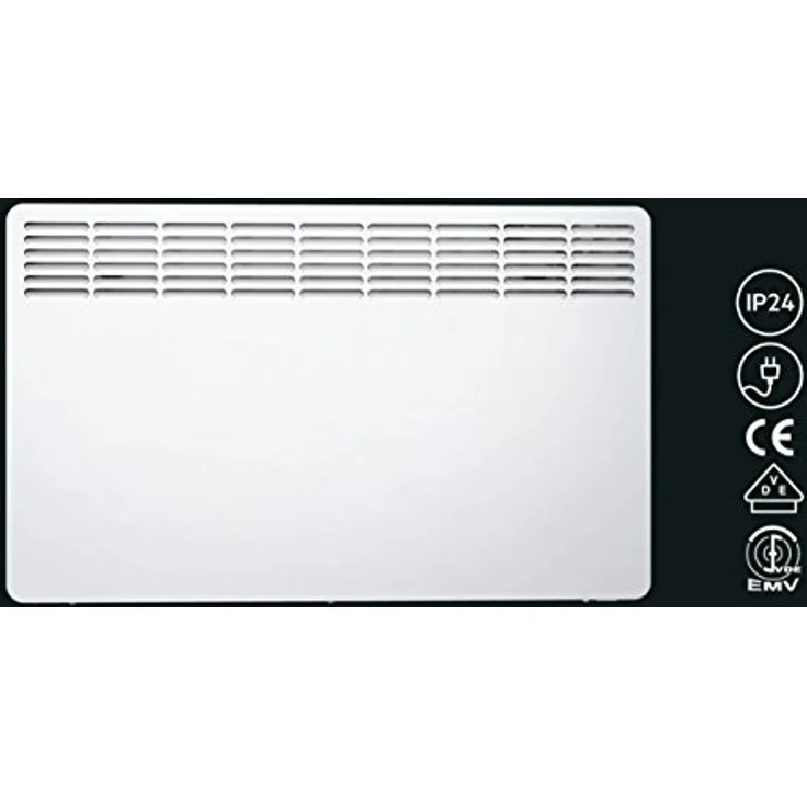 AEG Wandkonvektor WKL 1505 für ca. 15 m², 1500 W, 5-30 °C, wandhängend, LC-Display, Wochentimer, Metall, Ökodesign 2018, 236534, Konvektor – Bild 4