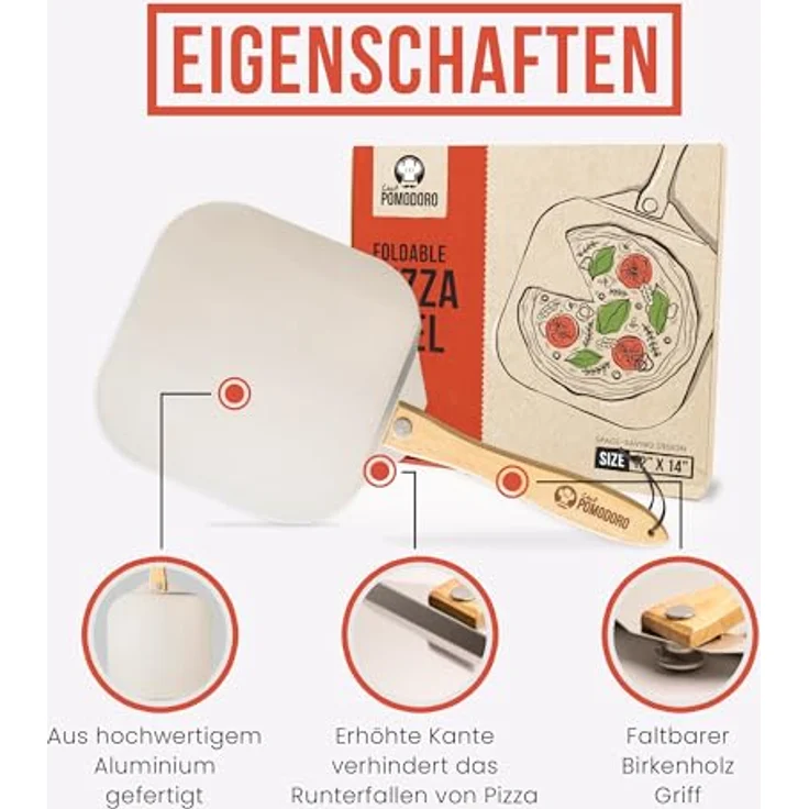 Epicurean Pizza Peel, 23-Inch by 14-Inch, Natural by Epicurean – Bild 4