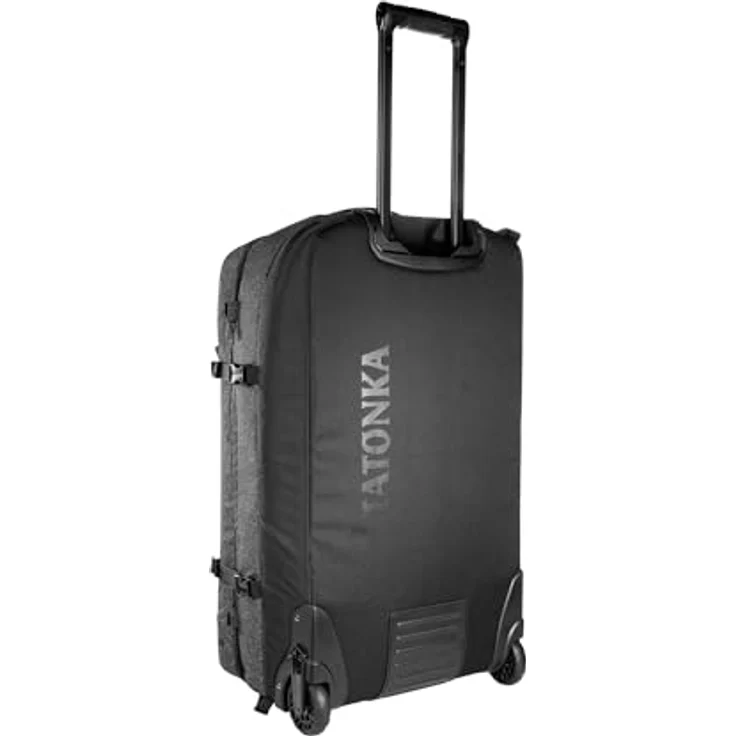 Tatonka Travel Roller 90, Koffer mit 90 l, Schwarz, mit Kompressionsriemen und praktischem Raumteiler – Bild 2