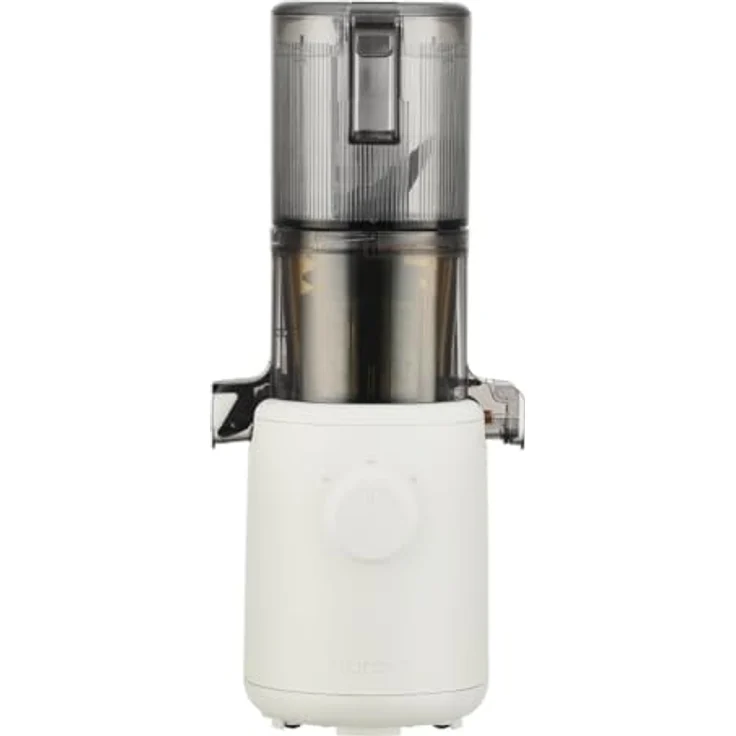 Hurom Slow Juicer H310A, Entsafter mit kompaktem Design und Eiscreme-Funktion, Farbe: Mushroom/Créme – Bild 1