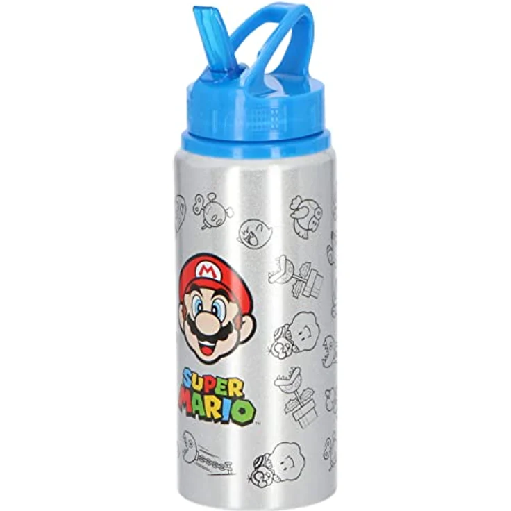 UNDERCOVER Edelstahl Trinkflasche Super Mario, 710 ml – Bild 1