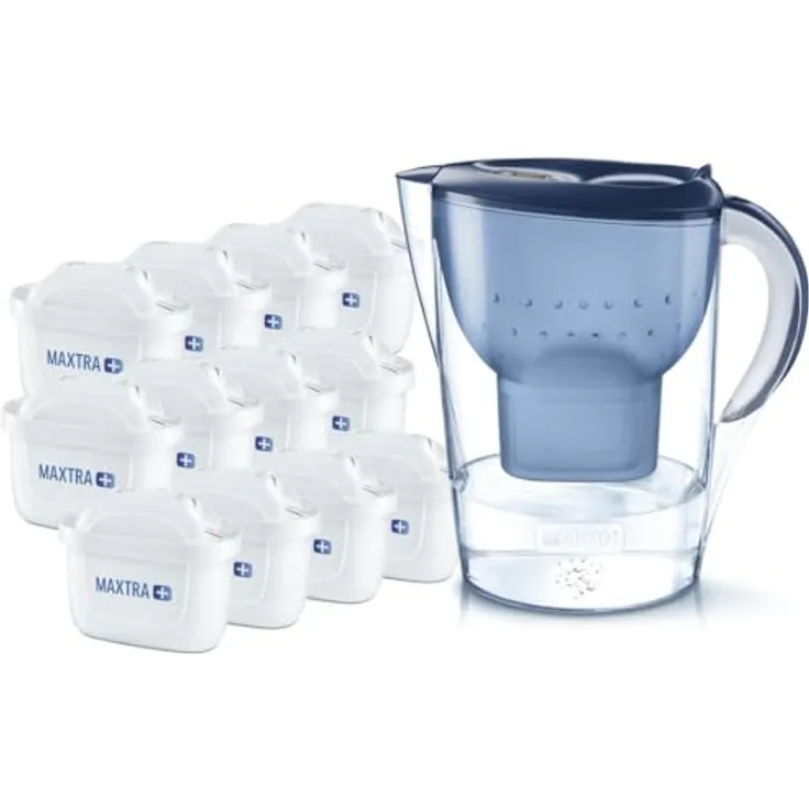 BRITA Karaffe mit Filter, mehrfarbig, einzigartig