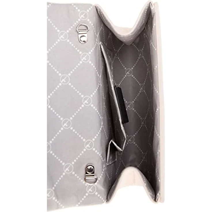 Tamaris Amalia Clutch Bag Cream 470, elegante Clutch aus Feinsynthetik mit abnehmbarem Schulterriemen, 22 × 13 × 4 cm – Bild 5