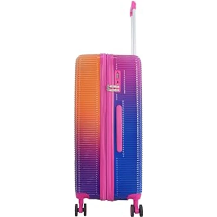 SAXOLINE Reisekoffer Twist, groß, erweiterbar, 110 l, 76 x 50 x 30 cm, Rosa, mit 360-Grad-Schwenkrädern und Teleskopgriff – Bild 3