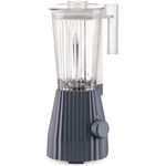 Alessi Plissé MDL09 G - Standmixer mit Abgestufter Karaffe, Thermoplastisches Harz, Europäischer Stecker 700W, 1.5l, Grau