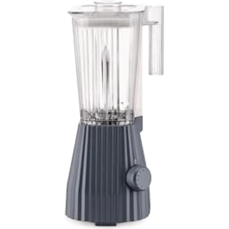 Alessi Plissé MDL09 G - Standmixer mit Abgestufter Karaffe, Thermoplastisches Harz, Europäischer Stecker 700W, 1.5l, Grau – Bild 1