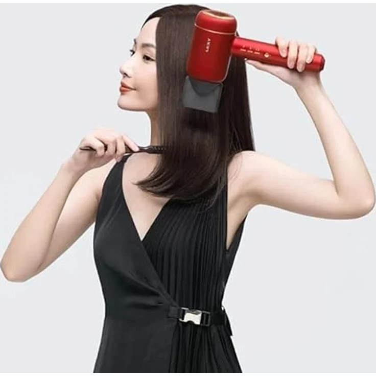 Jimmy F6 Ruby Red Max Air Spee Haartrockner, 1800 Watt, Überhitzungsschutz, Thermo-Sensor-Technologie, rot – Bild 5