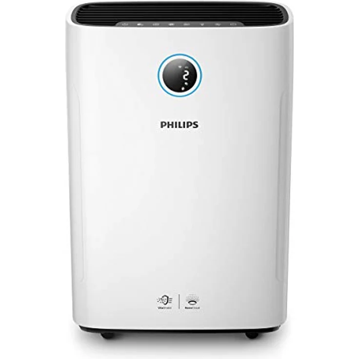 Philips AC2729-10 2-in-1 Luftreiniger und -befeuchter Series 2000i (App-Anbindung, bis zu 60m²) weiß – Bild 2