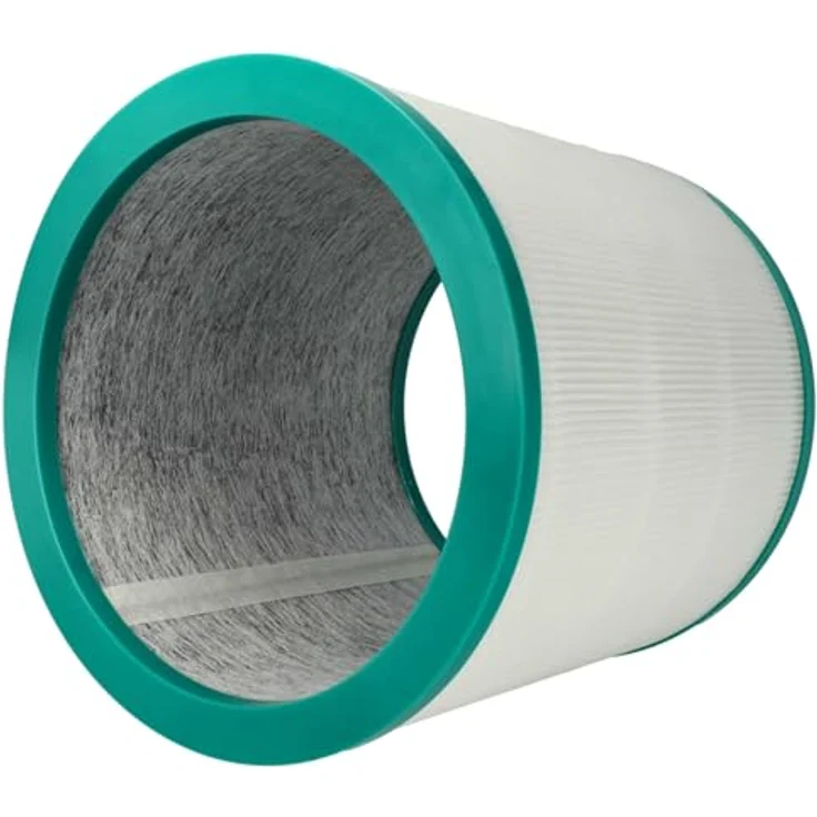 vhbw 2X HEPA Filter Ersatz für Dyson 970342-01, 968126-03, 968126-05, 360° Glasfaserfilter, weiß/grün – Bild 3