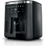 Bosch Heißluftfritteuse Serie 6 MAF671B0, XXL Air Fryer mit 7,2 L Fassungsvermögen, 7 voreingestellten Programmen, beleuchtetem Sichtfenster, bis zu 65% schnellerem Kochen, Schwarz
