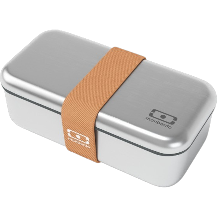 Monbento Sense Canyon - A Metal Bento Box, Lunchbox, Grau