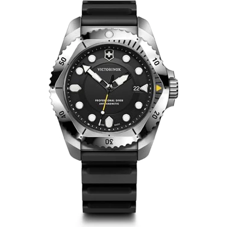 Victorinox Herren Armbanduhr Dive Pro Ø 43 mm, Swiss Made, Wasserdicht bis 300 m, Saphirglas, Schwarz – Bild 1