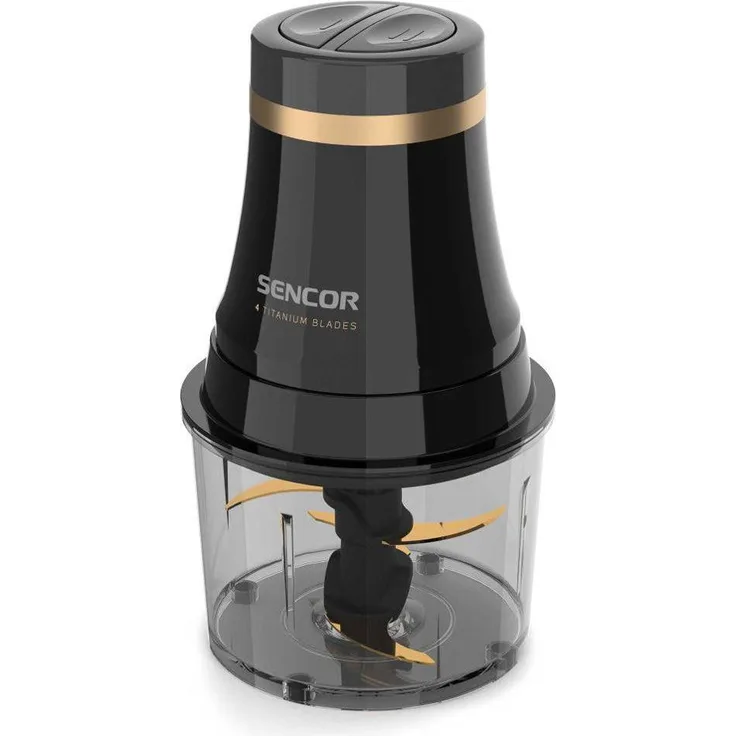 Sencor SCB 4000BK, Zerkleinerer mit 400 Watt und 1 Liter Fassungsvermögen, schwarz
