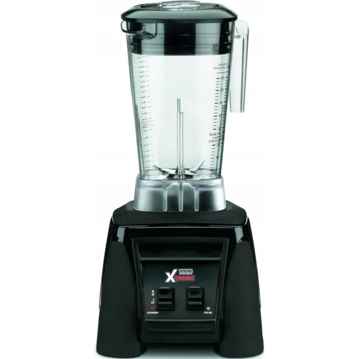 Waring Xtreme Hi-Power Mixer MX1000XTXEE, Standmixer mit 1,5 kW Motor, Edelstahlbehälter 2 Liter, Schwarz