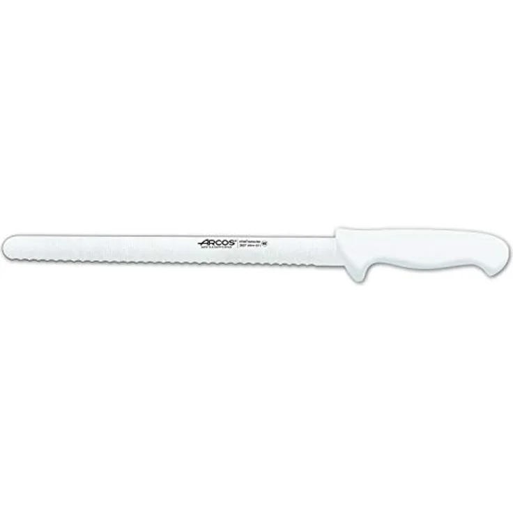 Arcos Serie 2900 - Gebäckmesser Kuchenmesser - Klinge Nitrum Edelstahl 300 mm - HandGriff Polypropylen Farbe Weiße