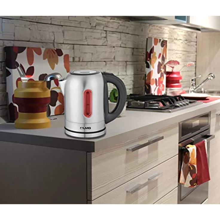 Wasserkocher Edelstahl LED mit Temperatureinstellung Premium - 2200W -Mit Farbspiel und Warmhaltefunktion, 1.7 Liter Volumen -Mit Sichtfenster, Automatische Abschlatung, 60,70,80,90,100°C – Bild 3