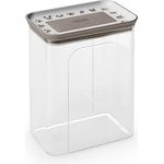 Snackbox, 2,2lt transp./braun,15,5x10x19,5cm - Preisvergleich