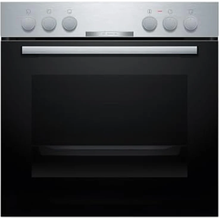 Bosch HND211CS63, Einbau-Herd-Set, 60 cm mit 3D-Heißluft, Edelstahl, Elektro-Kochfeld mit Bräterzone und 21 cm Zweikreiszone – Bild 2