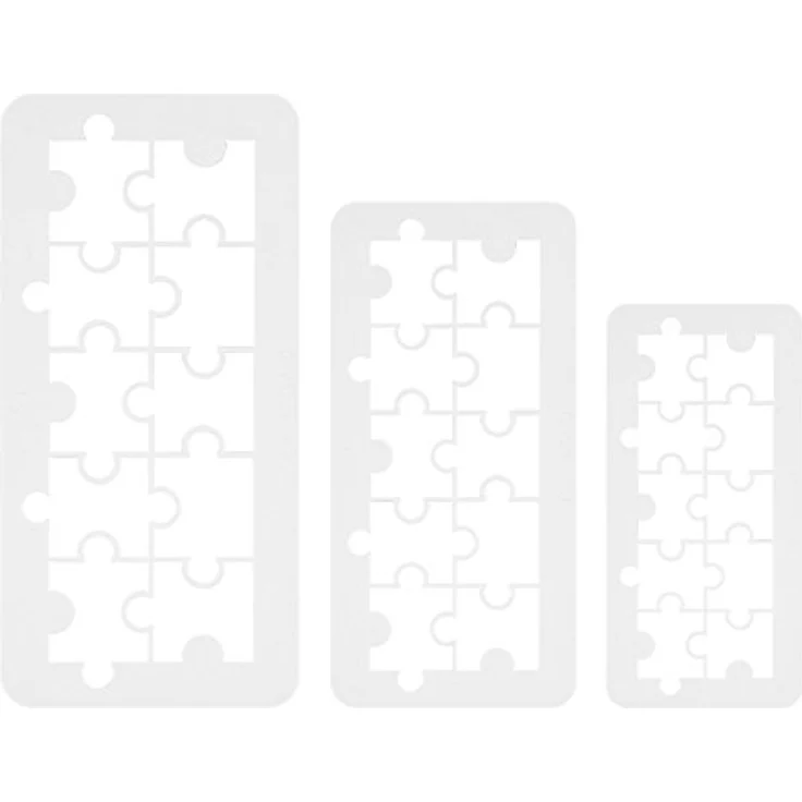 PME MultiCutter für Kuchendesign, geometrisch, plastik, weiß, Set of 3 – Bild 10