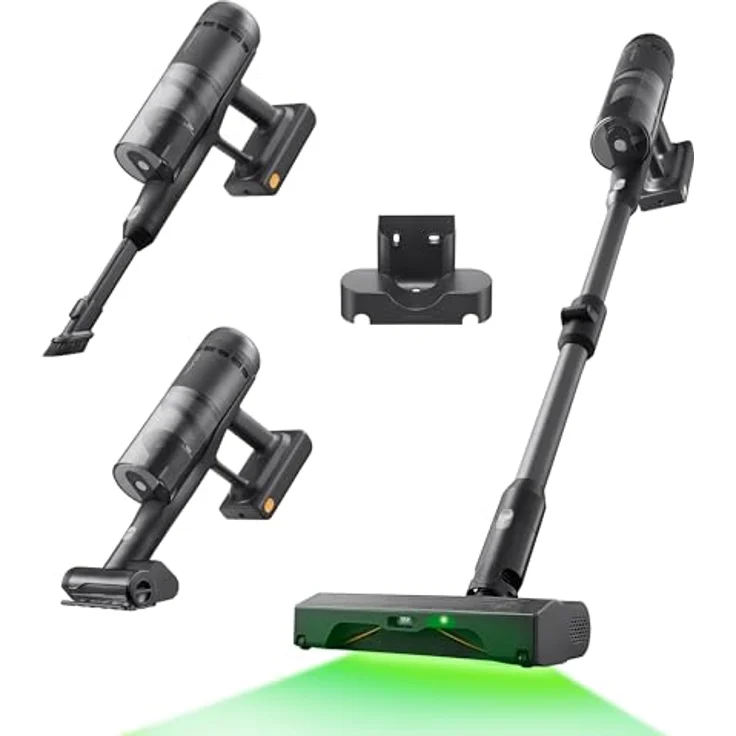 ROBOROCK H60 Ultra, Handstaubsauger mit 210 AW Saugleistung, flexibel, schwarz – Bild 1