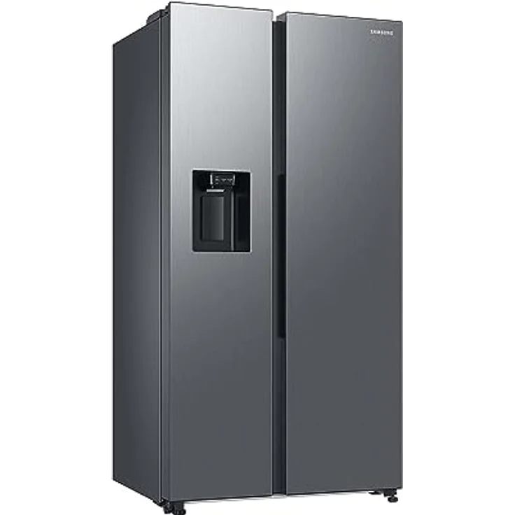 Samsung RS6GCG885DS9EG Side by Side Kühlschrank, 178 cm, 634 ℓ Gesamtvolumen, 225 ℓ Gefrierteil, AI Energy Mode, Wasser- und Eisspender, Frischwasseranschluss, Edelstahl Look – Bild 1