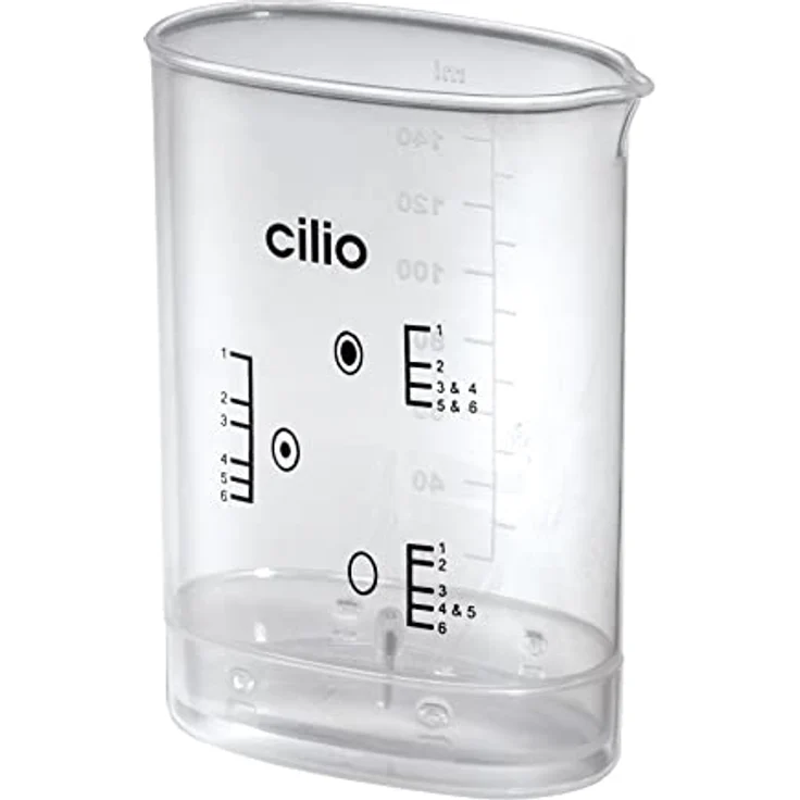 Cilio Eierkocher 6 Eier CLASSIC, Edelstahl, 13x22x14 cm, mit Messbecher und Eierpicker, Kontrollleuchte, Eier Kocher für den idealen Härtegrad, 492712 – Bild 3