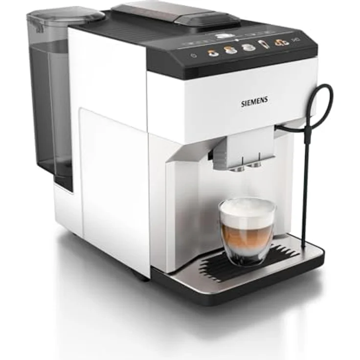 Siemens TP515R02 EQ500, Kaffeevollautomat mit iAroma-Technologie, TFT-Touchscreen und integriertem Milchsystem, weiß – Bild 3