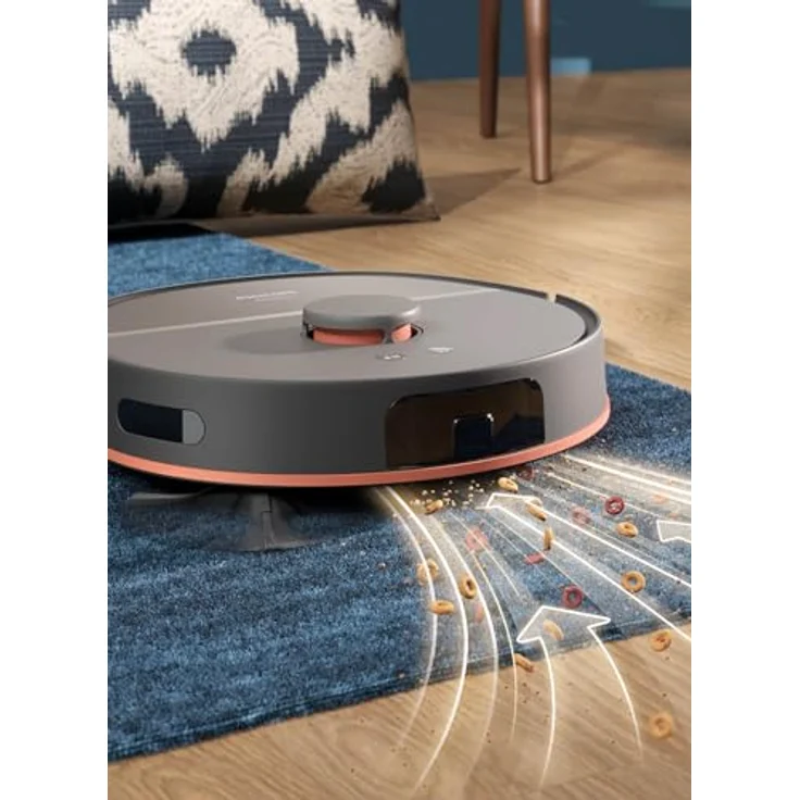 Philips Nass-Trocken-Saugroboter XU5100/10 5000 Series, 10.000 Pa Saugkraft, doppelter Wischmopp, inkl. Entleerungsstation, LDS-Radarnavigationssystem, HomeRun App, mit Beutel – Bild 7