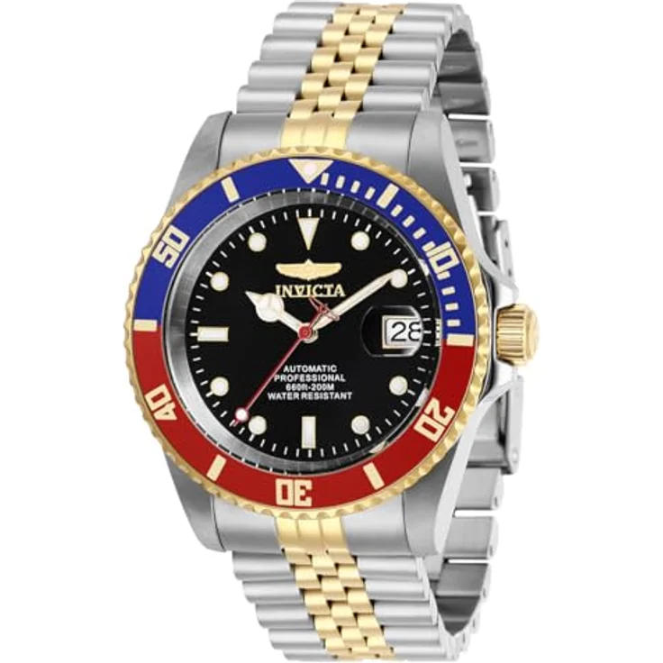 Invicta Pro Diver 29180, Edelstahl Herren Automatikuhr mit schwarzem Zifferblatt, 42mm, 20 bar wasserdicht, 2 Jahre Garantie – Bild 2