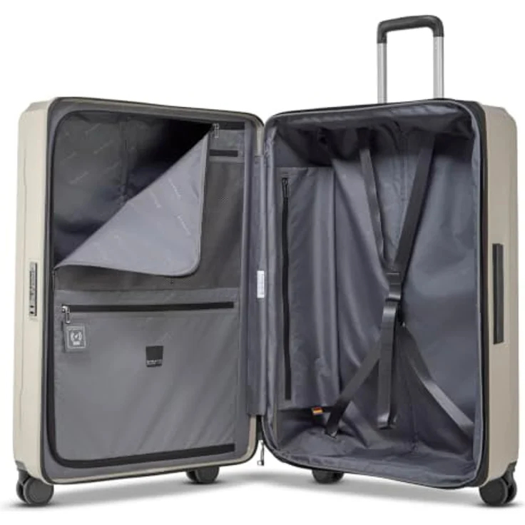 Stratic PHOENIX SL Trolley L (76 cm) erweiterbar, 4 Rollen, robustes Streifendesign – Bild 7
