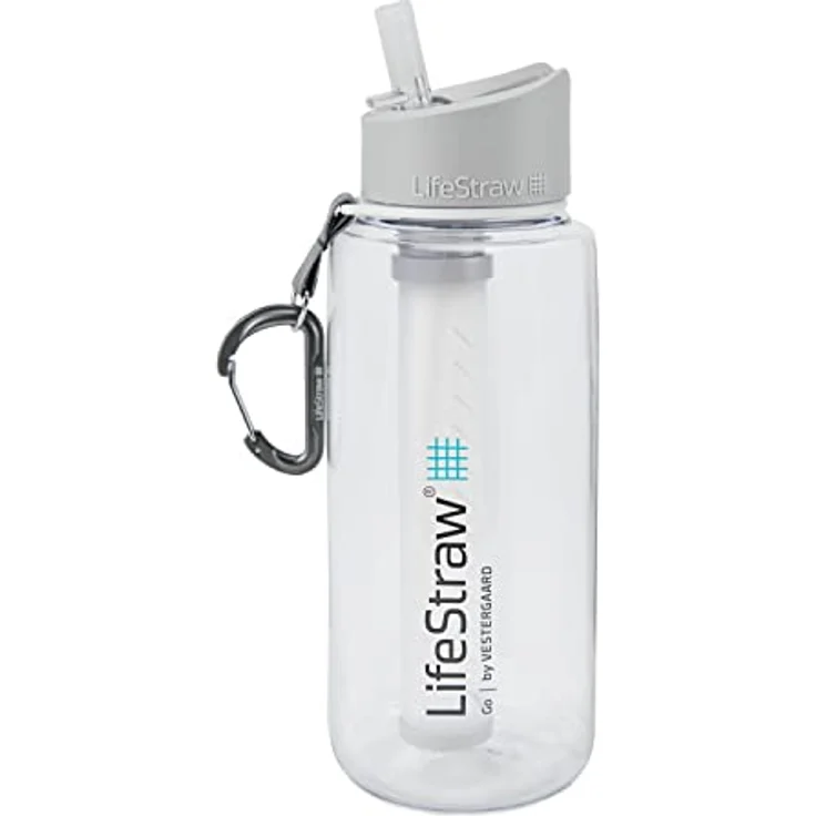 LifeStraw Trinkflasche 1l Kunststoff 006-6002148 2-Stage clear – Bild 1