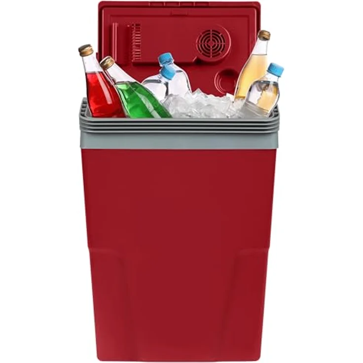 Clatronic KB 3713 thermoelektrische Kühlbox, A++, 25L, Energiesparfunktion, rot – Bild 9