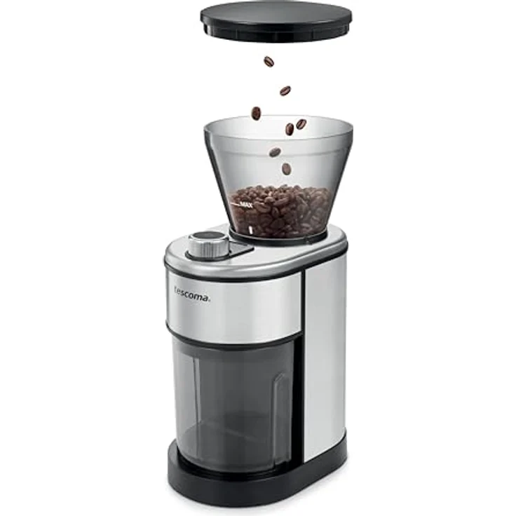 Tescoma Elektrische Kaffeemühle PRESIDENT, 15 Mahlgrade, Digitalanzeige, Automatischer Standby-Modus – Bild 4