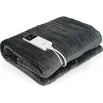Tristar, Heizdecke, Elektrische Warmtedeken BW-4781 - 180 x 120 cm - 10 standen - Wasmachinebestendig - Grijs (120 cm, 180 cm)