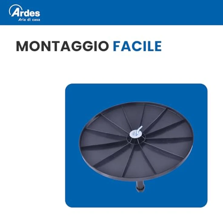 Ardes AR5EA41PB Easy 41PB Plus Standventilator 3 Flügel 40 cm rund – Bild 8