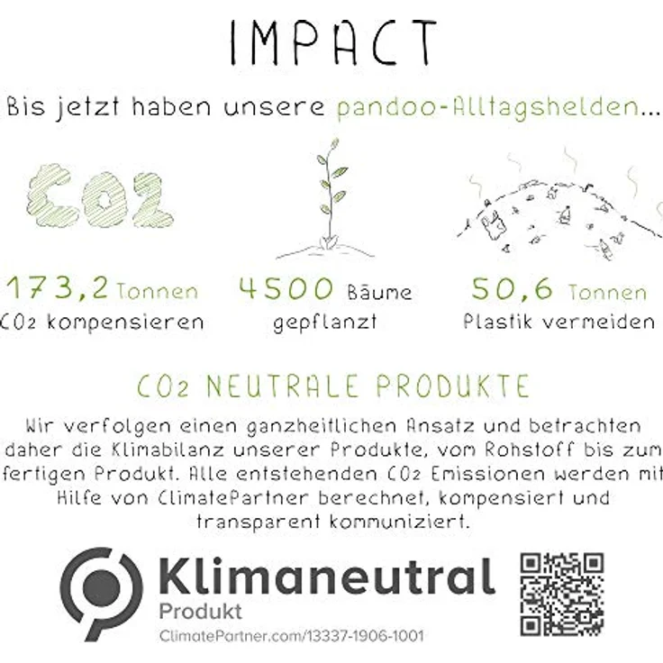 pandoo Plastikfreie Einweg-Strohhalme aus Bambus und Pflanzenfaser, Biologisch Abbaubare Trinkhalme, Nachhaltige Alternative zu Plastik, 200 Stück – Bild 5