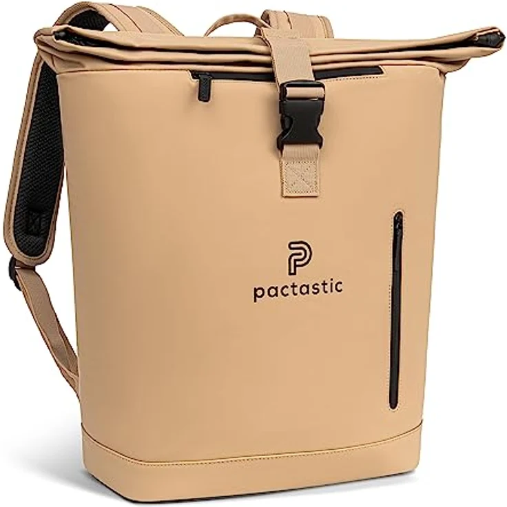 Pactastic Urban Collection Rucksack 45 cm Laptopfach beige – Bild 2