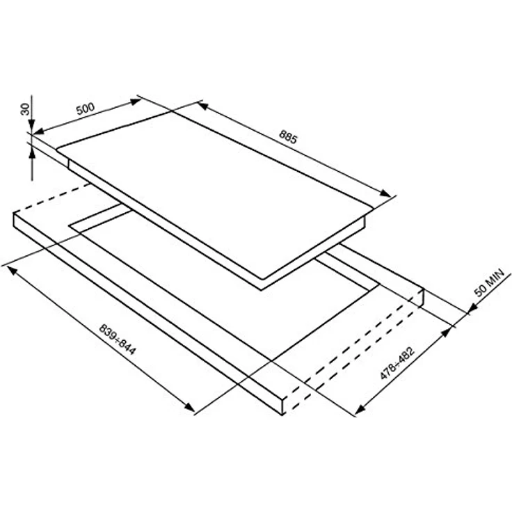 Smeg SRV596GH5, UNIVERSAL-Gaskochfeld, Stainless steel mit 5 Kochzonen und ultraschnellen Brennern – Bild 3